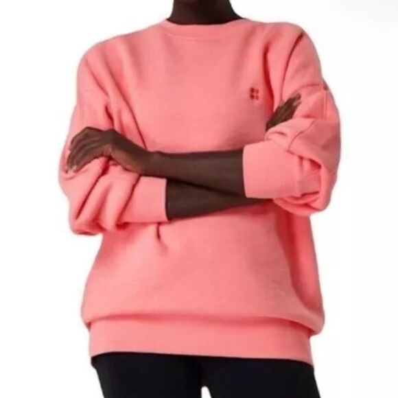 Sweaty Betty Essentials Sweatshirt SB6180 Pink XS - Picture 1 of 9